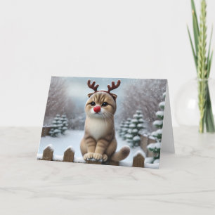 Rudolph Whiskers julkort Helgkort