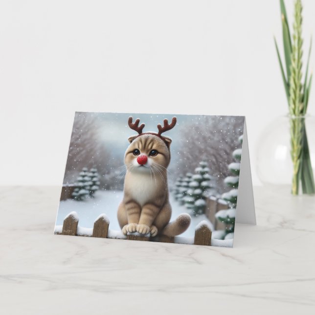 Rudolph Whiskers julkort Helgkort (Framsida)