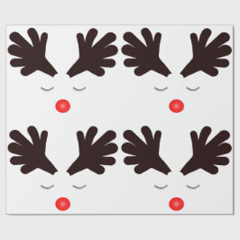 Rudolph Wrapping Papper Presentpapper