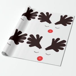 Rudolph Wrapping Papper Presentpapper