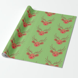 Rudolph Wrapping Papper Presentpapper