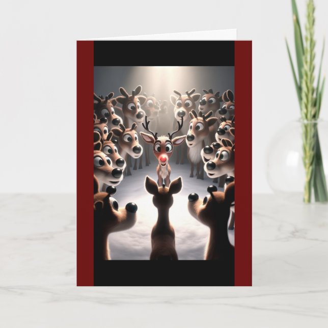 Rudolph's Radiant Jul Helgkort (Framsida)
