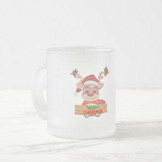 Rudolph's Santa Surprise: A Whimsical jul Frostad Glasmugg