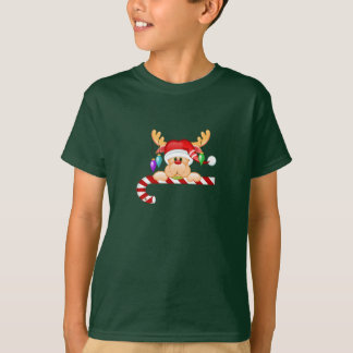 Rudy candy cane tee shirt