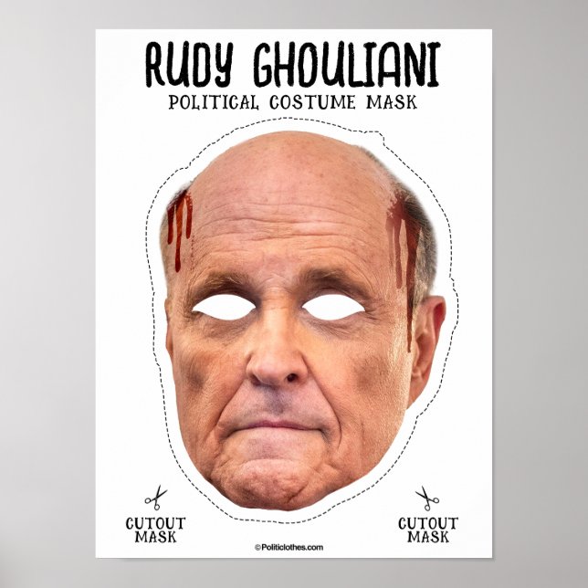 Rudy Ghouliani Costume Mask Poster (Framsidan)