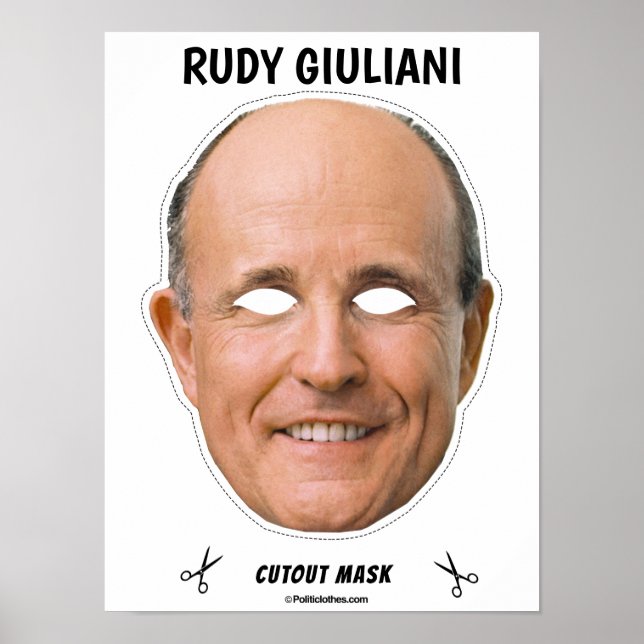 RUDY GIULIANI Halloween Mask Poster (Framsidan)