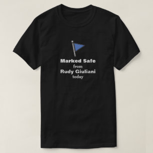 Rudy Giuliani, märkt Säkrare, svart T Shirt