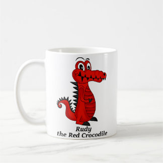 Rudy Red Crokodile Mugg
