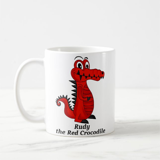 Rudy Red Crokodile Mugg (Vänster)