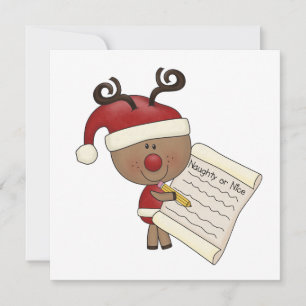 Rudy Reindeer Naughty eller Nic