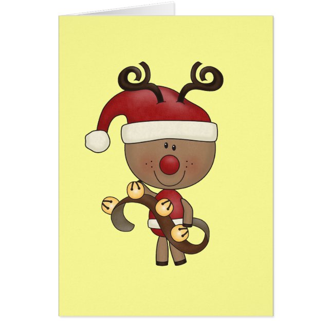 Rudy ren med Klockor OBS Kort (Framsidan)