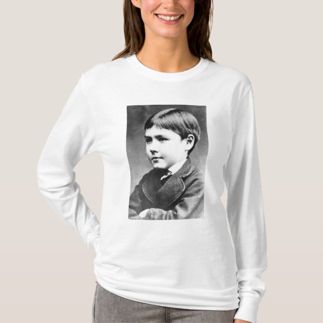 Rudyard Kipling c.1870 T-shirt (Framsida)