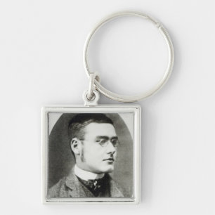 Rudyard Kipling Fyrkantig Silverfärgad Nyckelring