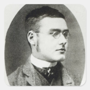 Rudyard Kipling Fyrkantigt Klistermärke