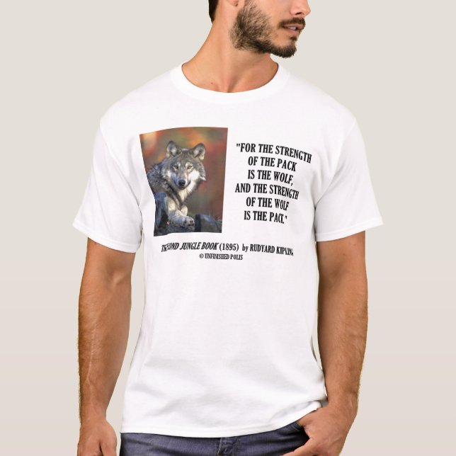 Rudyard Kipling styrka av T-shirt (Framsida)