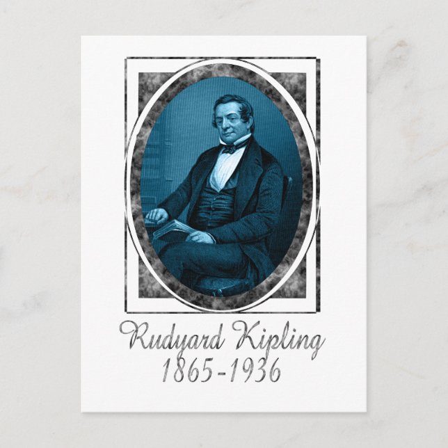 Rudyard Kipling Vykort (Framsida)