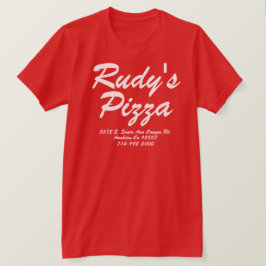 RUDYS PIZZA ANAHEIM KALIFORNIEN T SHIRT