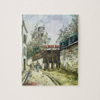 Rue Bonne à Montmartre Pussel