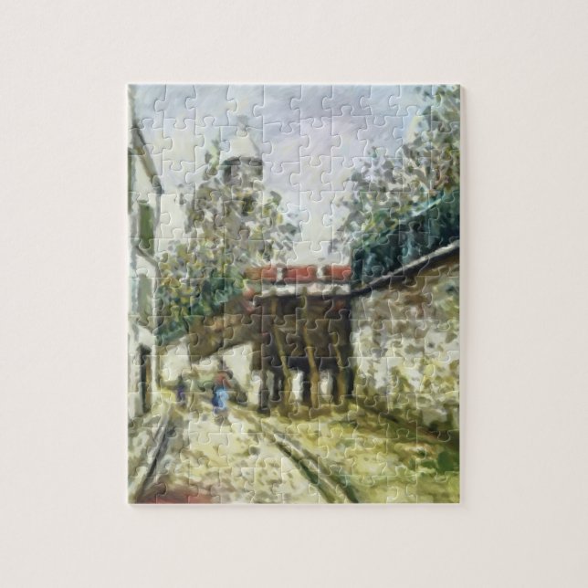 Rue Bonne à Montmartre Pussel (Vertikal)