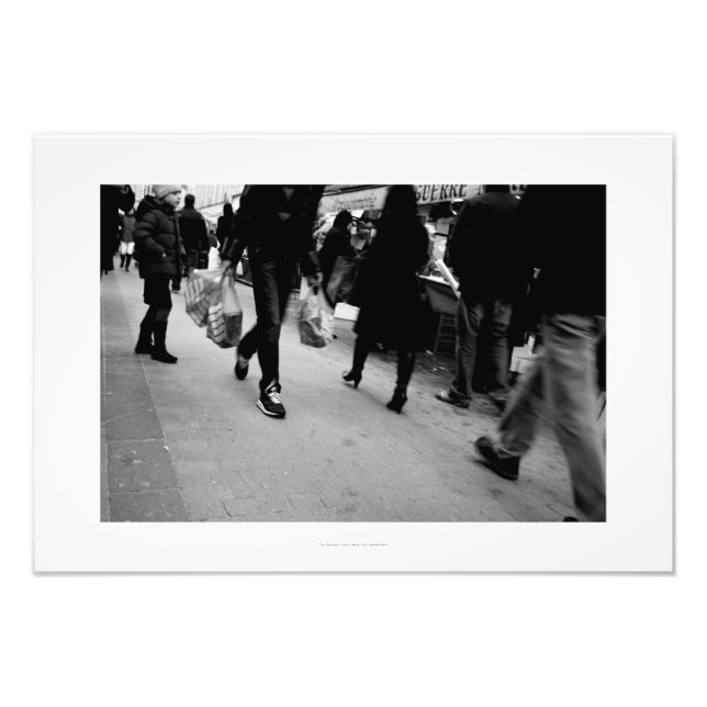 Rue Daguerre Paris Homage to Agnes Varda 3 Skriv u Fototryck (Framsidan)