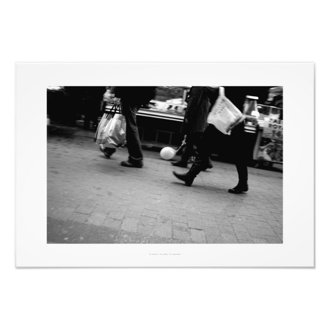 Rue Daguerre Paris Homage to Agnes Varda 3 Skriv u Fototryck (Framsidan)