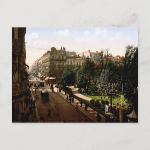 Rue d'Alsace-Lorraine Toulouse Frankrike Vykort