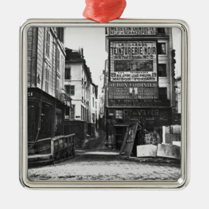Rue de la Colombe, Paris, 1858-78 Julgransprydnad Metall