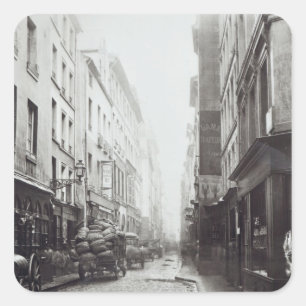 Rue de la Grande Truanderie Fyrkantigt Klistermärke