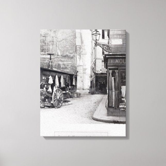 Rue de la Montagne Sainte-Genevieve Canvastryck (Framsida)