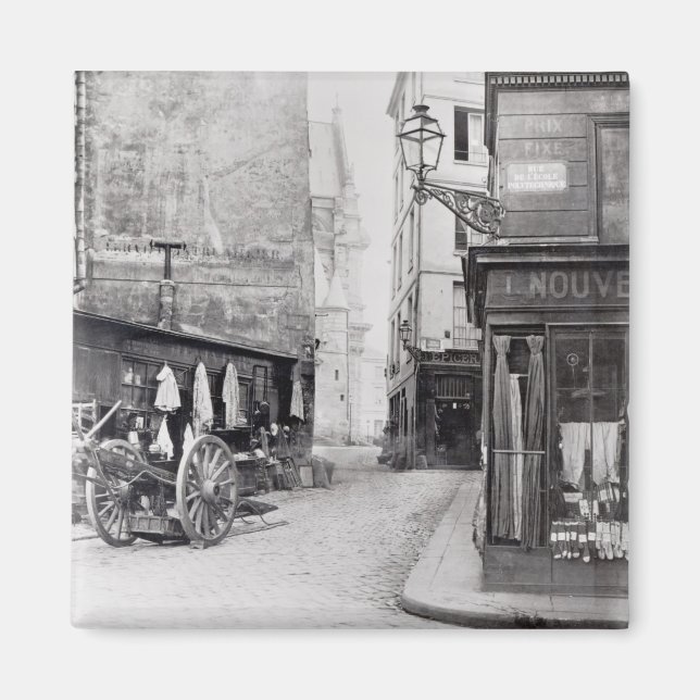 Rue de la Montagne Sainte-Genevieve Magnet (Framsidan)