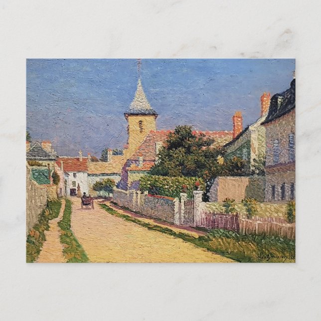 Rue de Moustier a Thorigny, bra art. Vykort (Framsida)