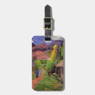 "Rue de Tahiti" - Paul Gauguin Bagagebricka