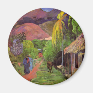 "Rue de Tahiti" - Paul Gauguin magnet