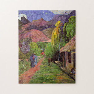 "Rue de Tahiti" - Paul Gauguin Pussel
