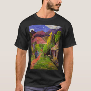 Rue de Tahiti Tropical Polynesian Paul Gauguin Art T Shirt