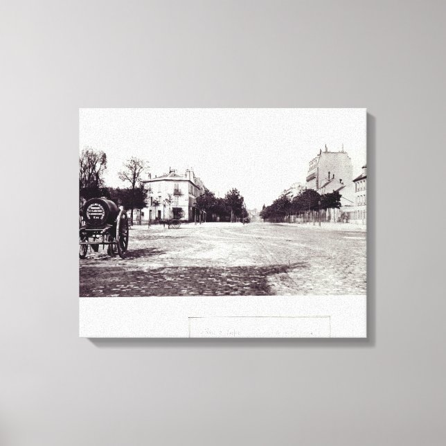 Rue d'Enfer, från vägen till Orleans Canvastryck (Framsida)