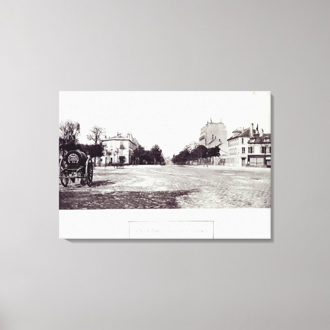 Rue d'Enfer, från vägen till Orleans Canvastryck (Framsida)