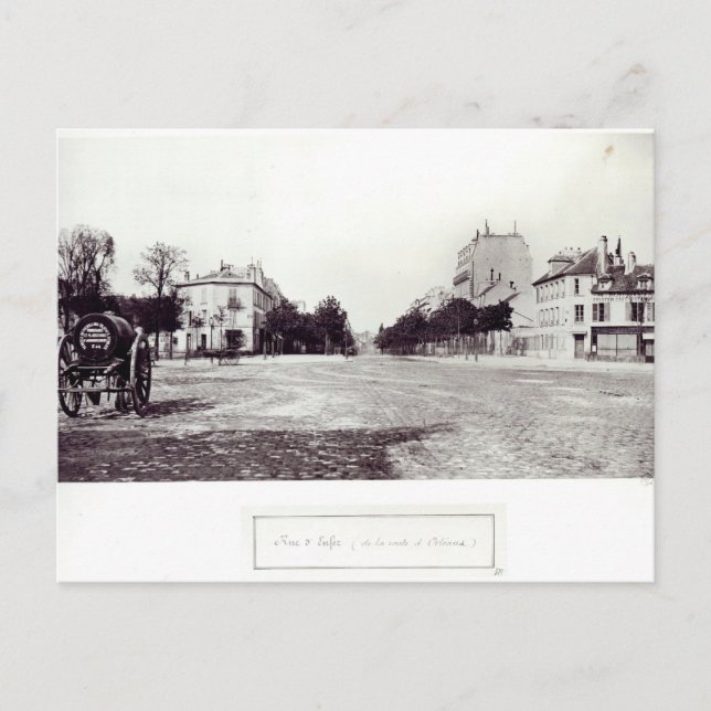 Rue d'Enfer, från vägen till Orleans Vykort (Framsida)