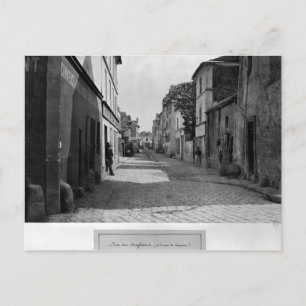 Rue des Anglaises, från rue de Lourcine, Paris Vykort