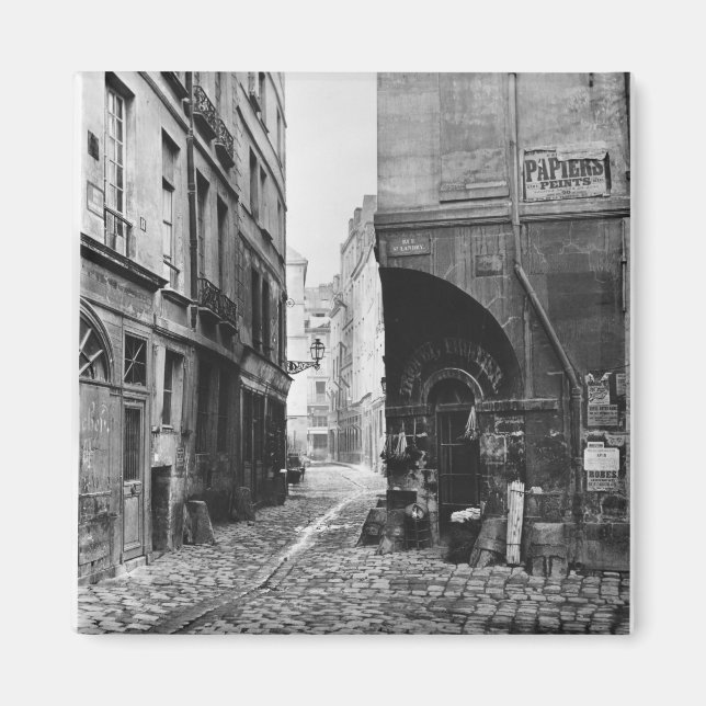 Rue des Marmousets från rue Saint-Landry, Paris Magnet (Framsidan)