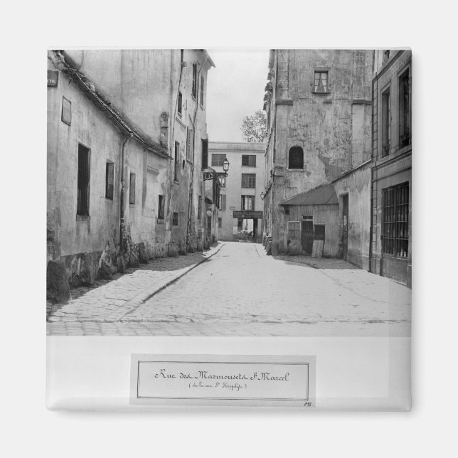 Rue des Marmousets Saint-Marcel Magnet (Framsidan)