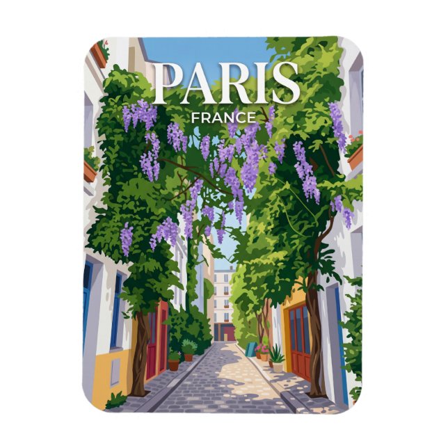 Rue des Thermopyles Frankrike Magnet (Vertikal)