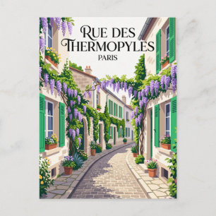 Rue des Thermopyles Frankrike Vykort