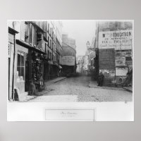 Rue Descartes, från Rue Mouffetard, Paris