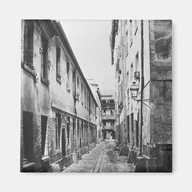 Rue du Fer-a-Moulin, Paris, 1858-78 Magnet (Framsidan)