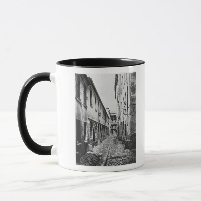 Rue du Fer-en-Moulin, Paris, 1858-78 Mugg (Vänster)