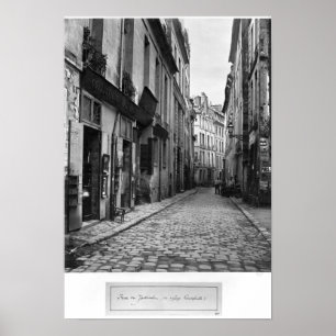 Rue du Jardinet, från passagen Hautefeuille, Poster
