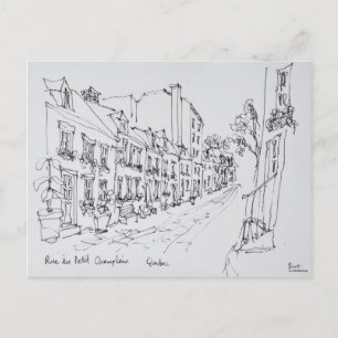 Rue du Petit Champlain, Quebec, Kanada Vykort
