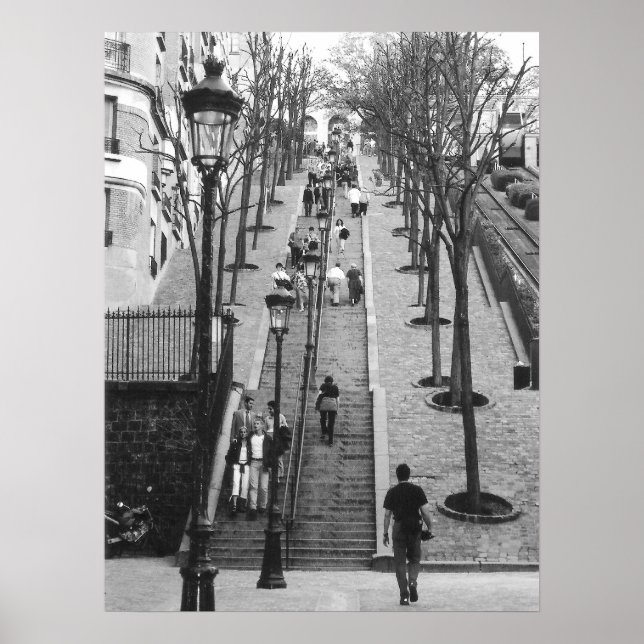 Rue Foyatier, Montmartre, Paris poster (Framsidan)