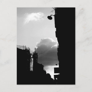 Rue Gassendi Paris Black White Photography Vykort